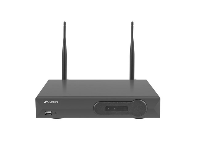 Zestaw Do Monitoringu Rejestrator Nvr 8 Kanałowy Wifi + 8 Kamer IP Wifi 2mp z Akcesoriami Lanberg