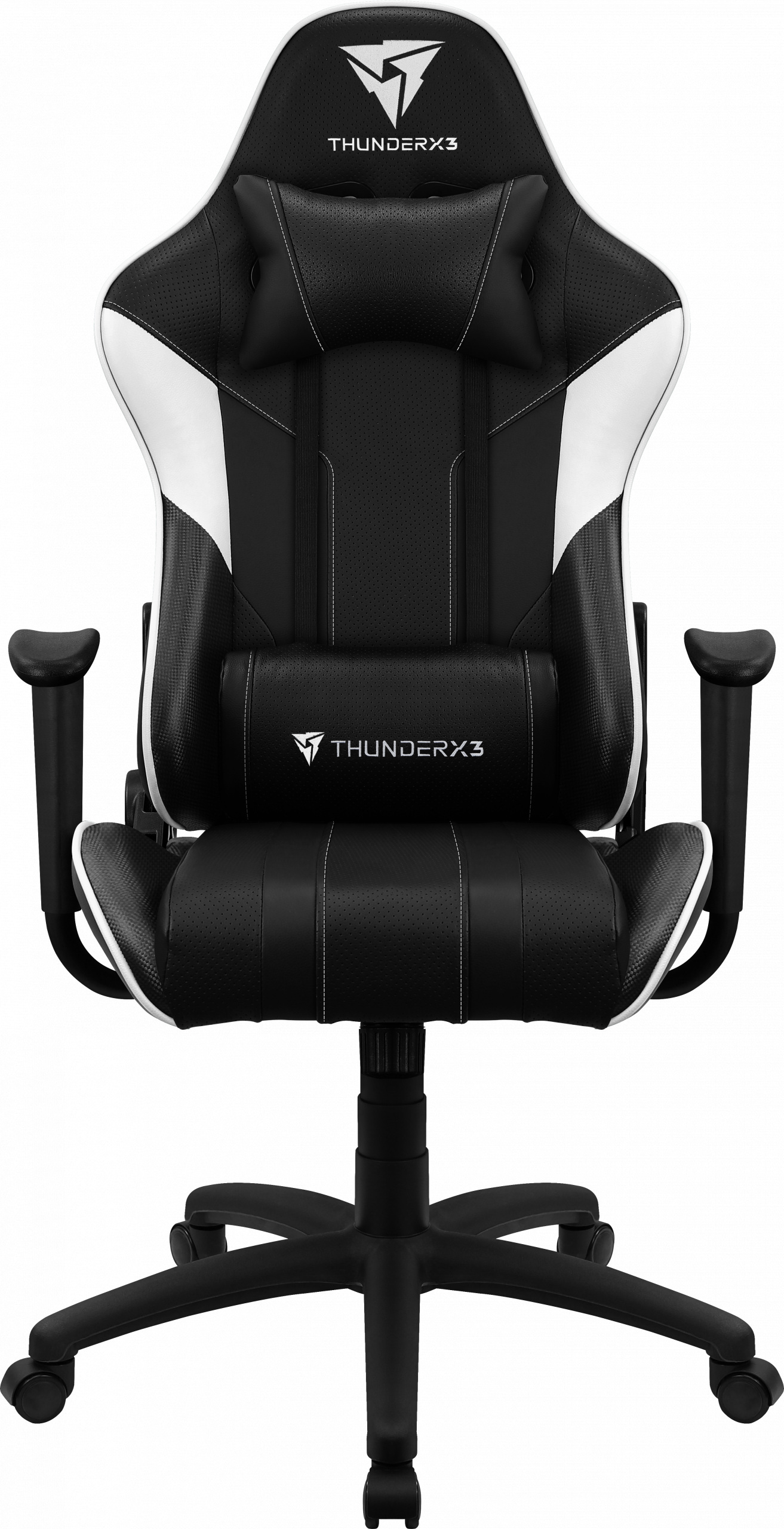 Fotel Aerocool ThunderX3 EC3 czarno-biały