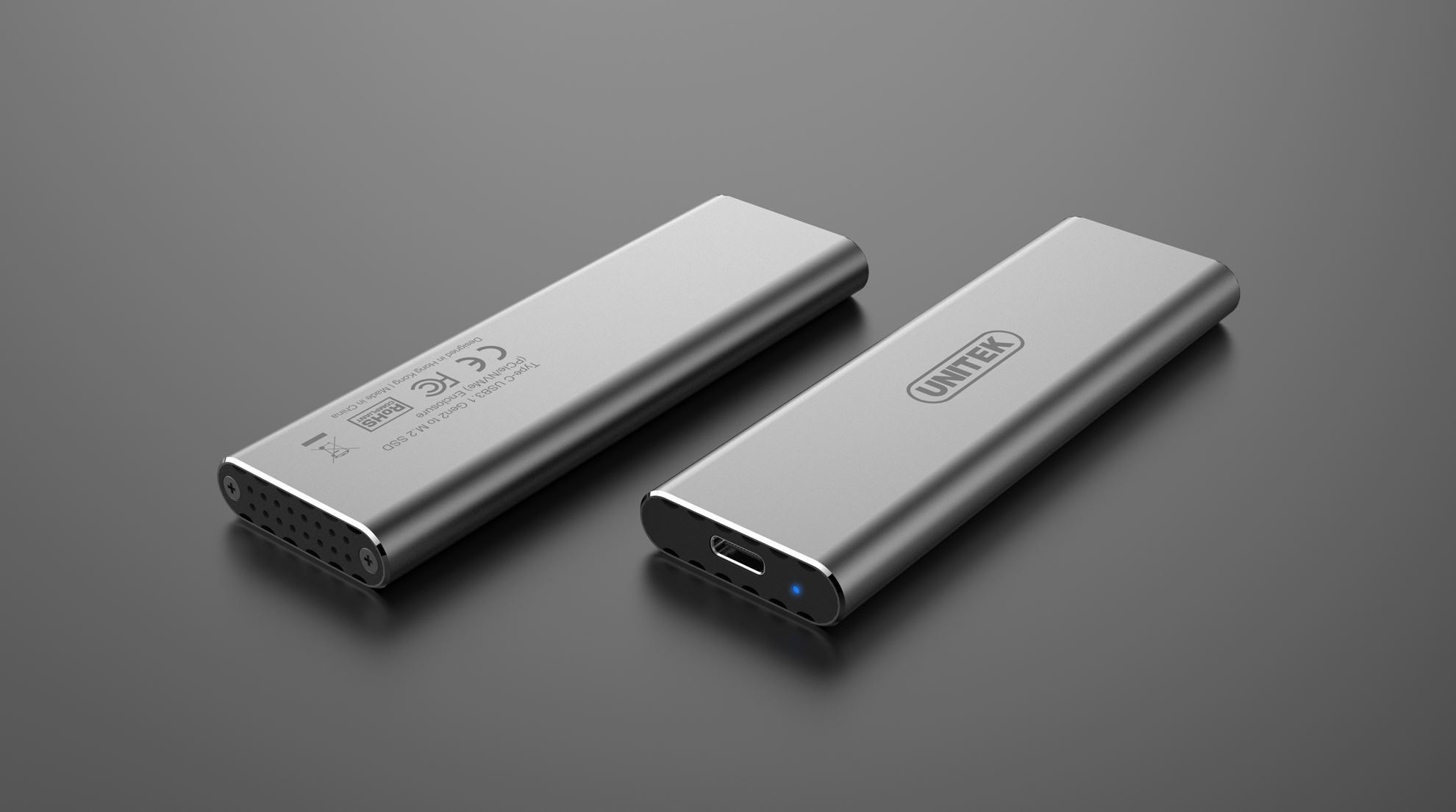 Obudowa zewnętrzna na dysk SSD M.2 (PCIe/NVMe) Unitek USB 3.1 Gen2 Typ-C - (S1201A)