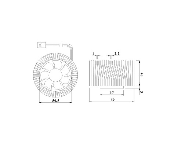 Zdjęcie produktu: Chłodzenie procesora Titan TTC-M1AB Gold Socket 370 Zdjęcie produktu: Chłodzenie procesora Titan TTC-M1AB Gold Socket 370