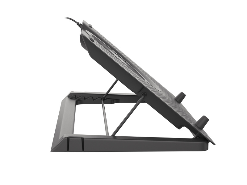 Zdjęcie produktu: Podstawka pod laptop Genesis OXID 550 15.6 - 17.3”, podświetlana z 5 wentylatorami (NHG-1411)