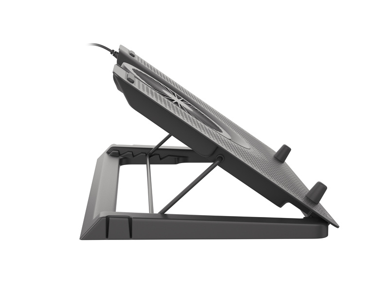 Zdjęcie produktu: Podstawka pod laptop Genesis OXID 550 15.6 - 17.3”, podświetlana z 5 wentylatorami (NHG-1411)