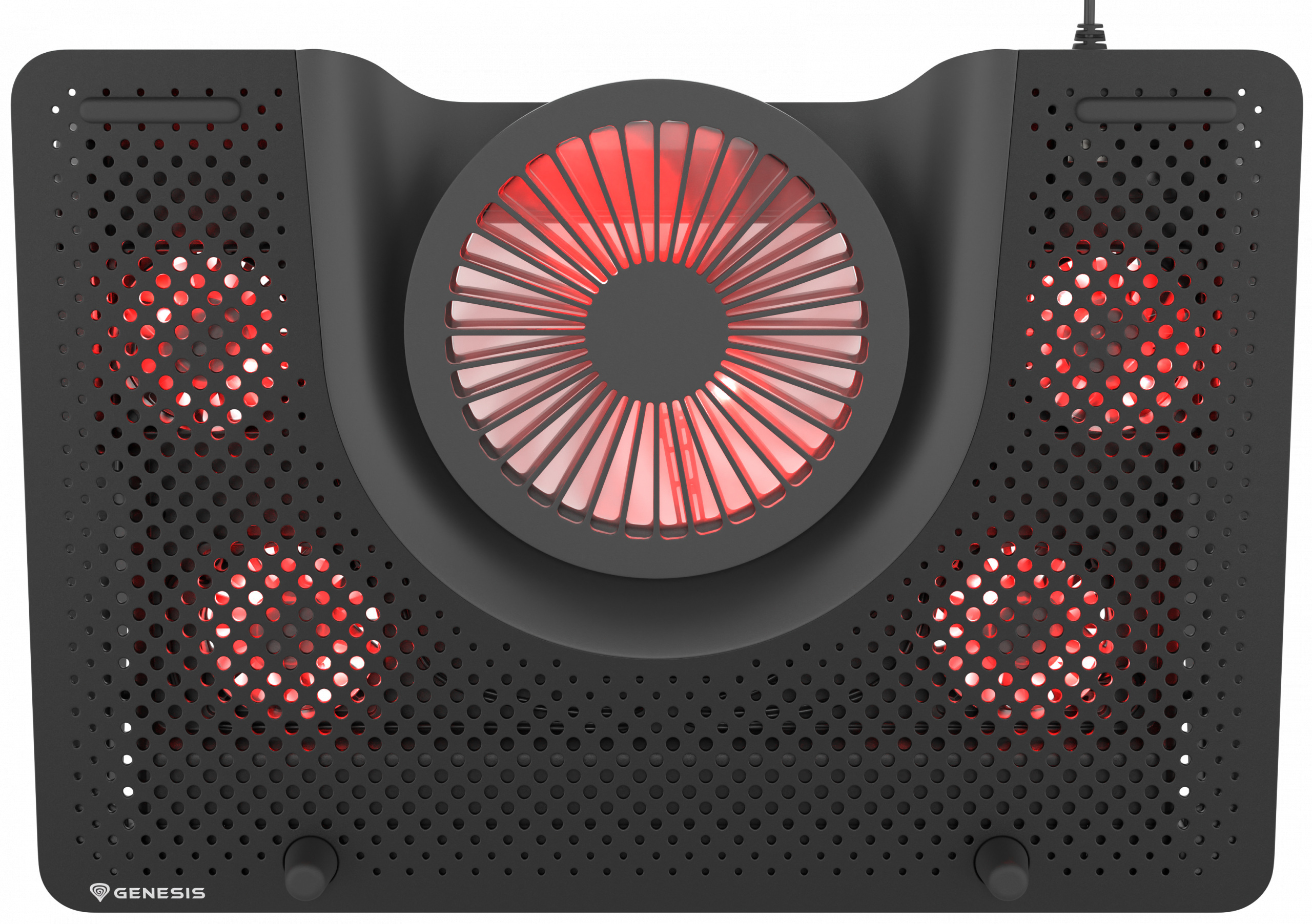 Podstawka pod laptop Genesis OXID 550 15.6 - 17.3”, podświetlana z 5 wentylatorami (NHG-1411)