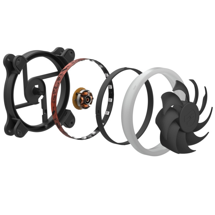 Wentylator SilentiumPC Corona HP RGB 120mm 3pack + controller