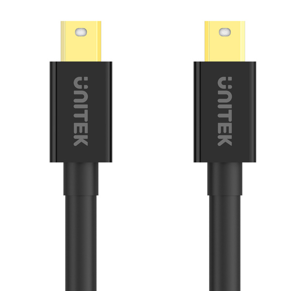Zdjęcie produktu: Unitek Przewód miniDisplayport/miniDisplay M/M 2M (Y-C613BK) Zdjęcie produktu: Unitek Przewód miniDisplayport/miniDisplay M/M 2M (Y-C613BK)