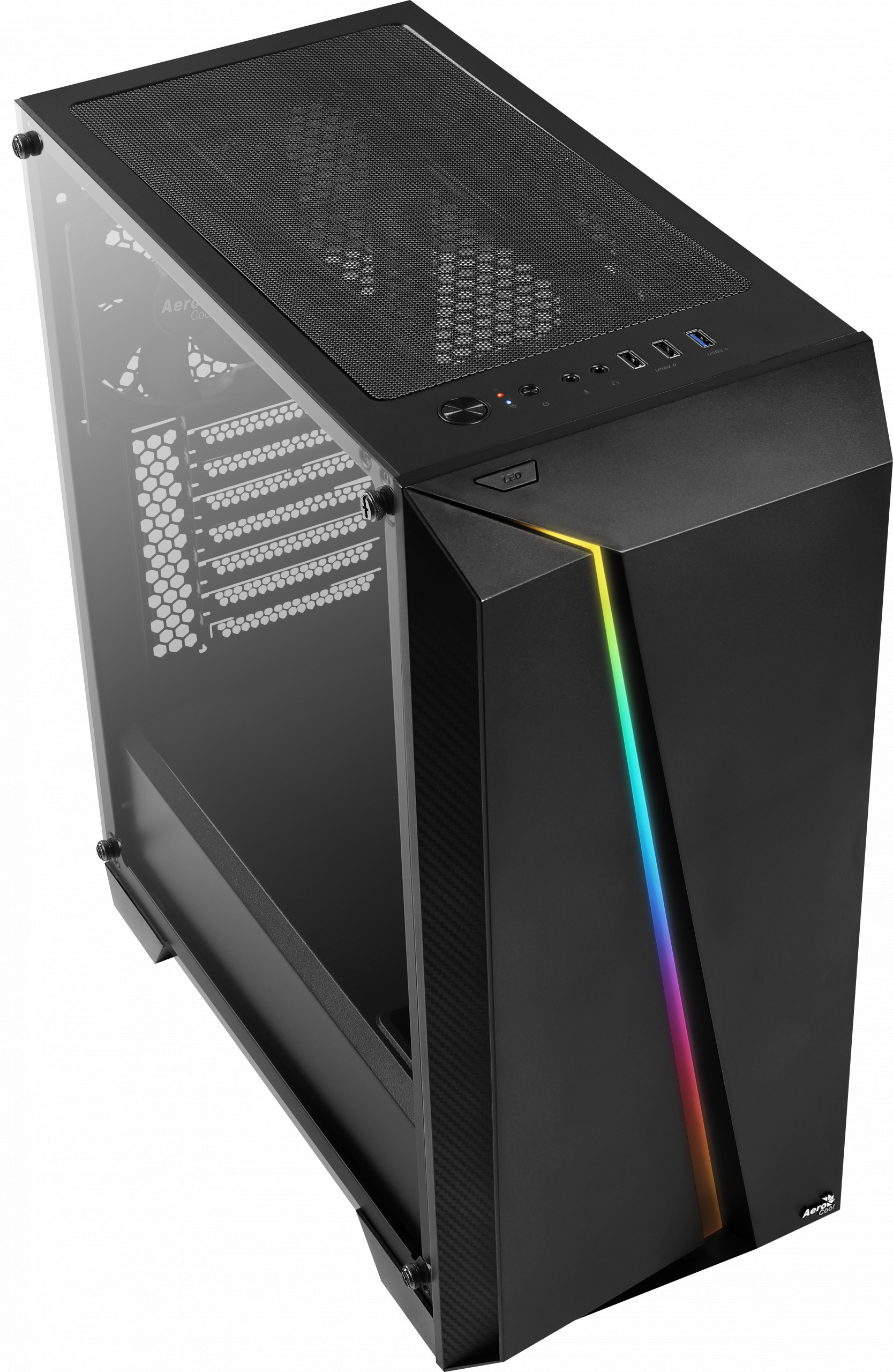 Obudowa do komputera Aerocool Cylon Pro Black Glass RGB