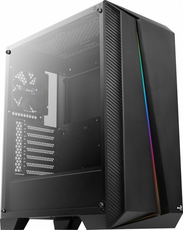 Zdjęcie produktu: Obudowa do komputera Aerocool Cylon Pro Black Glass RGB