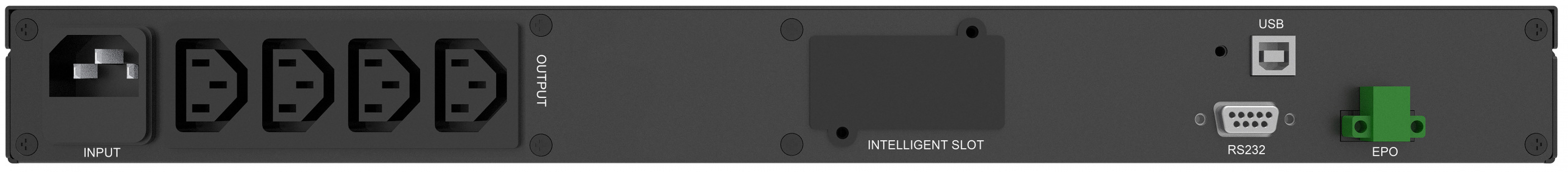 Zdjęcie produktu: UPS PowerWalker 1000VA R1U 4x IEC RACK 19