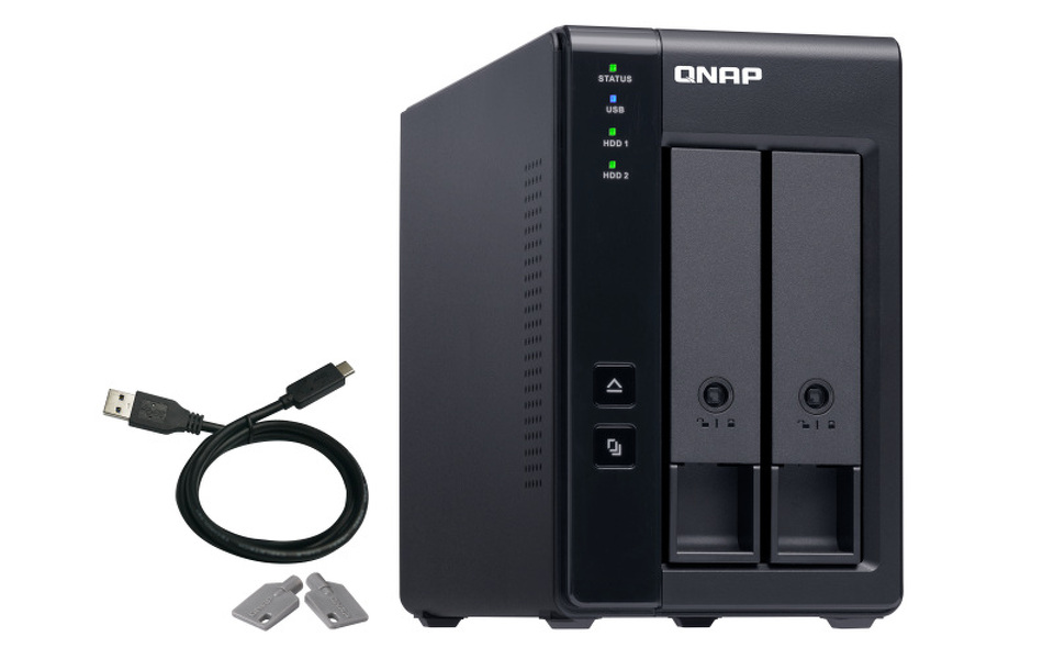 Zdjęcie produktu: QNAP TR-002 2-wnękowa obudowa rozszerzająca RAID z USB