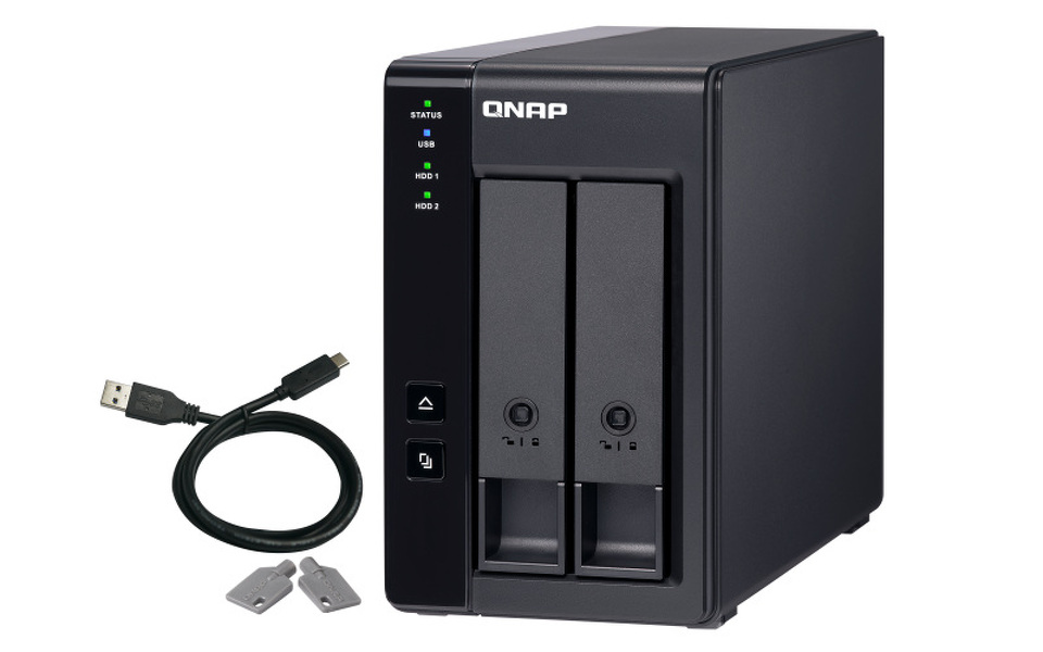 Zdjęcie produktu: QNAP TR-002 2-wnękowa obudowa rozszerzająca RAID z USB