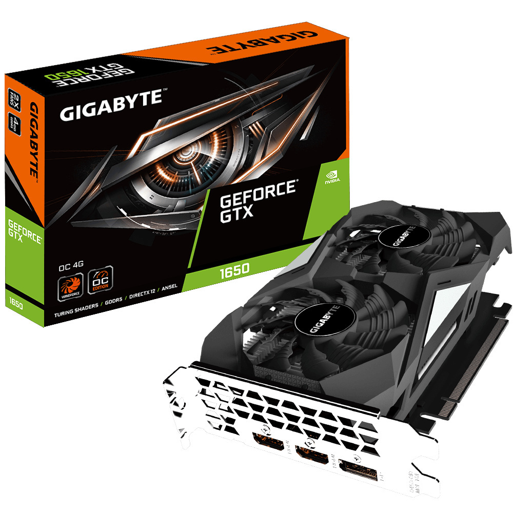 Gigabyte GeForce GTX 1650 OC 4GB GDDR5 128Bit PCI-E (GV-N1650OC-4GD) Gigabyte GeForce GTX 1650 OC 4GB GDDR5 128Bit PCI-E (GV-N1650OC-4GD)