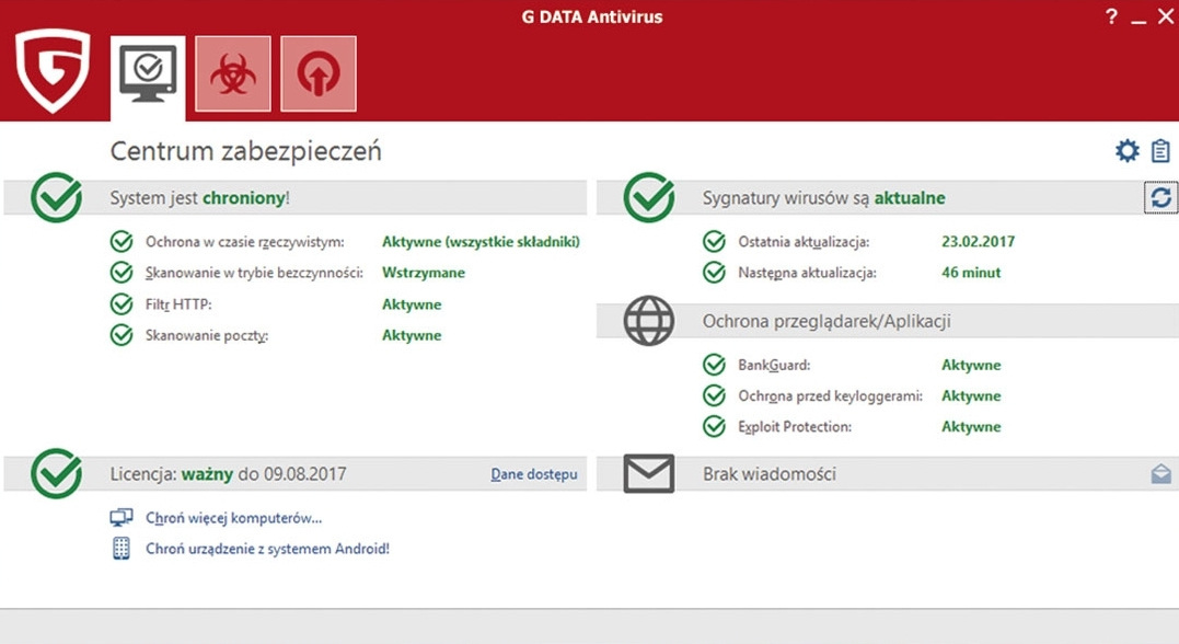 G Data Anti-Virus 3PC/3 lata G Data Anti-Virus 3PC/3 lata