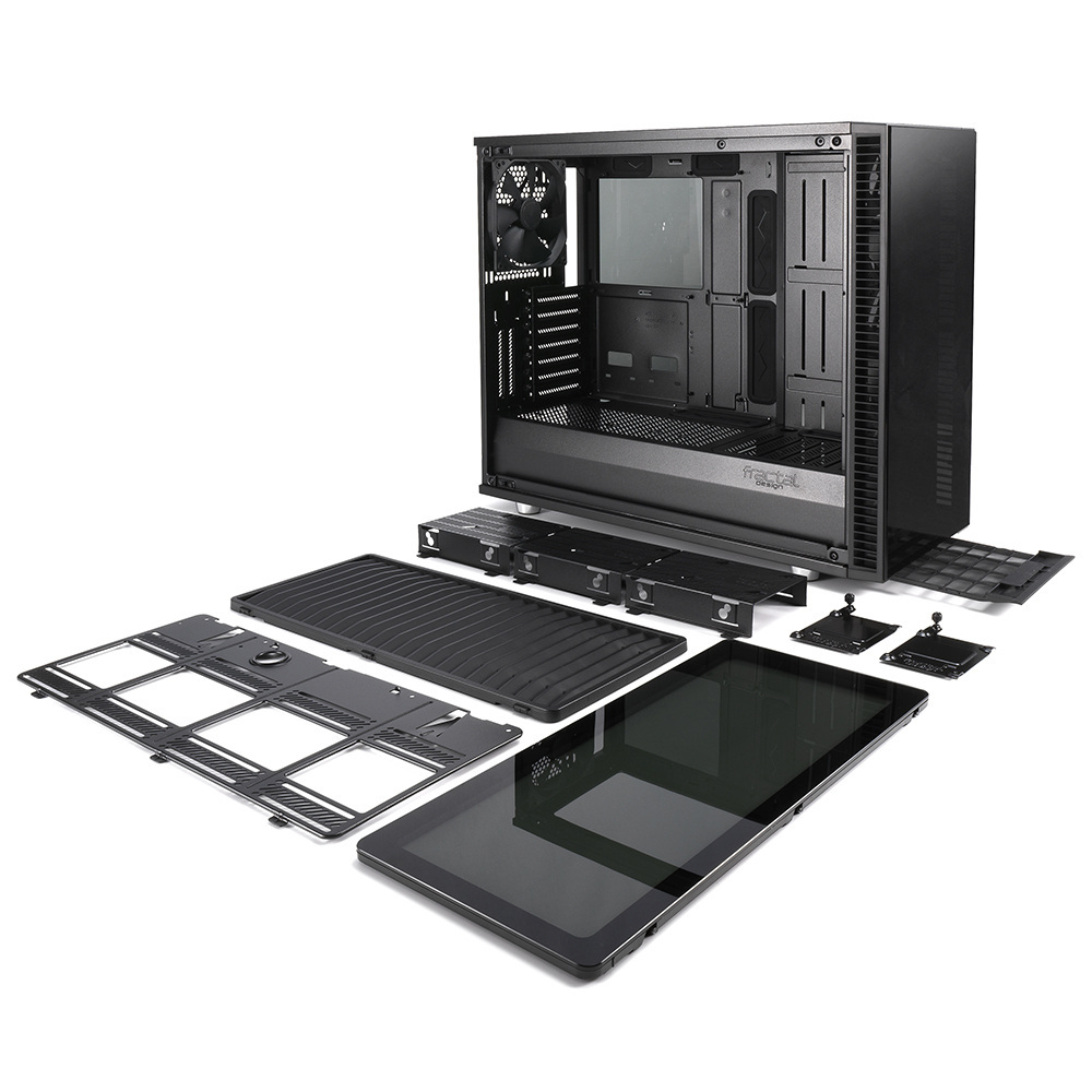 Obudowa do komputera Fractal Design Define S2 Vision Blackout Tempered Glass (FD-CA-DEF-S2V-BKO-TGD)