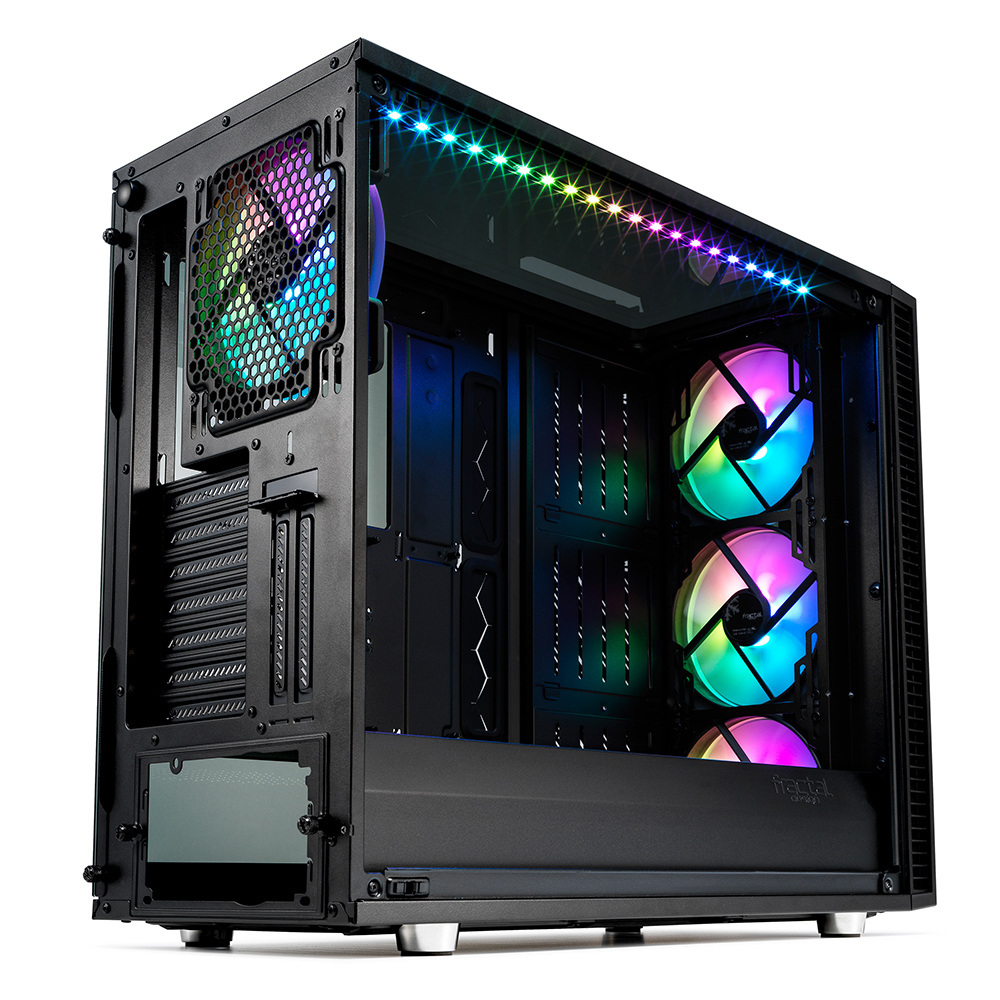 Obudowa do komputera Fractal Design Define S2 Vision RGB Tempered Glass (FD-CA-DEF-S2V-RGB-BKO-TGD) po zwrocie Obudowa do komputera Fractal Design Define S2 Vision RGB Tempered Glass (FD-CA-DEF-S2V-RGB-BKO-TGD) po zwrocie