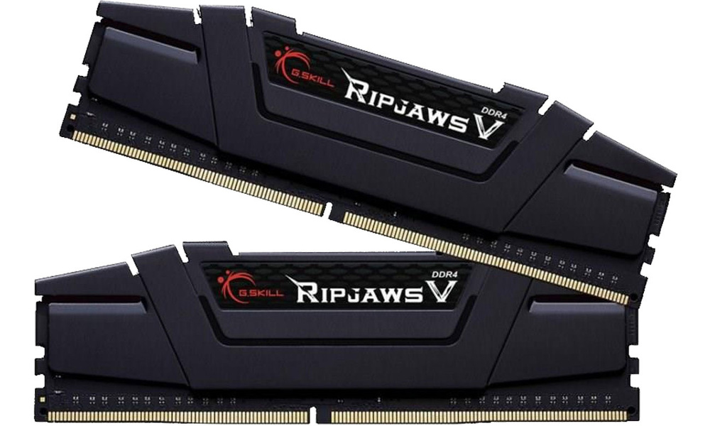 Zdjęcie produktu: Pamięć G.Skill RipjawsV DDR4 16GB (2x8GB) 3200MHz CL14 XMP2 Black [F4-3200C14D-16GVK]
