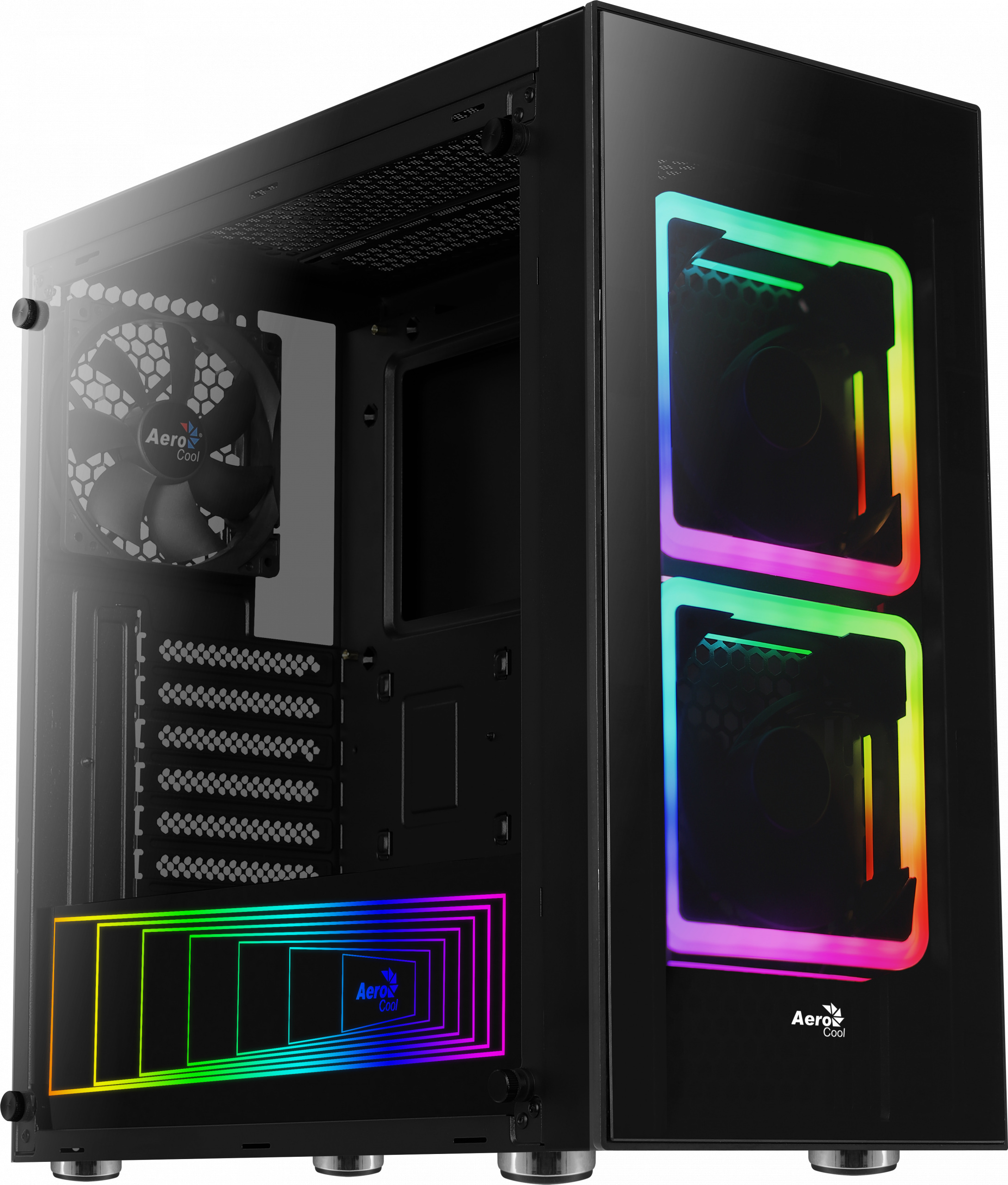 Obudowa do komputera Aerocool TOR Black Glass RGB