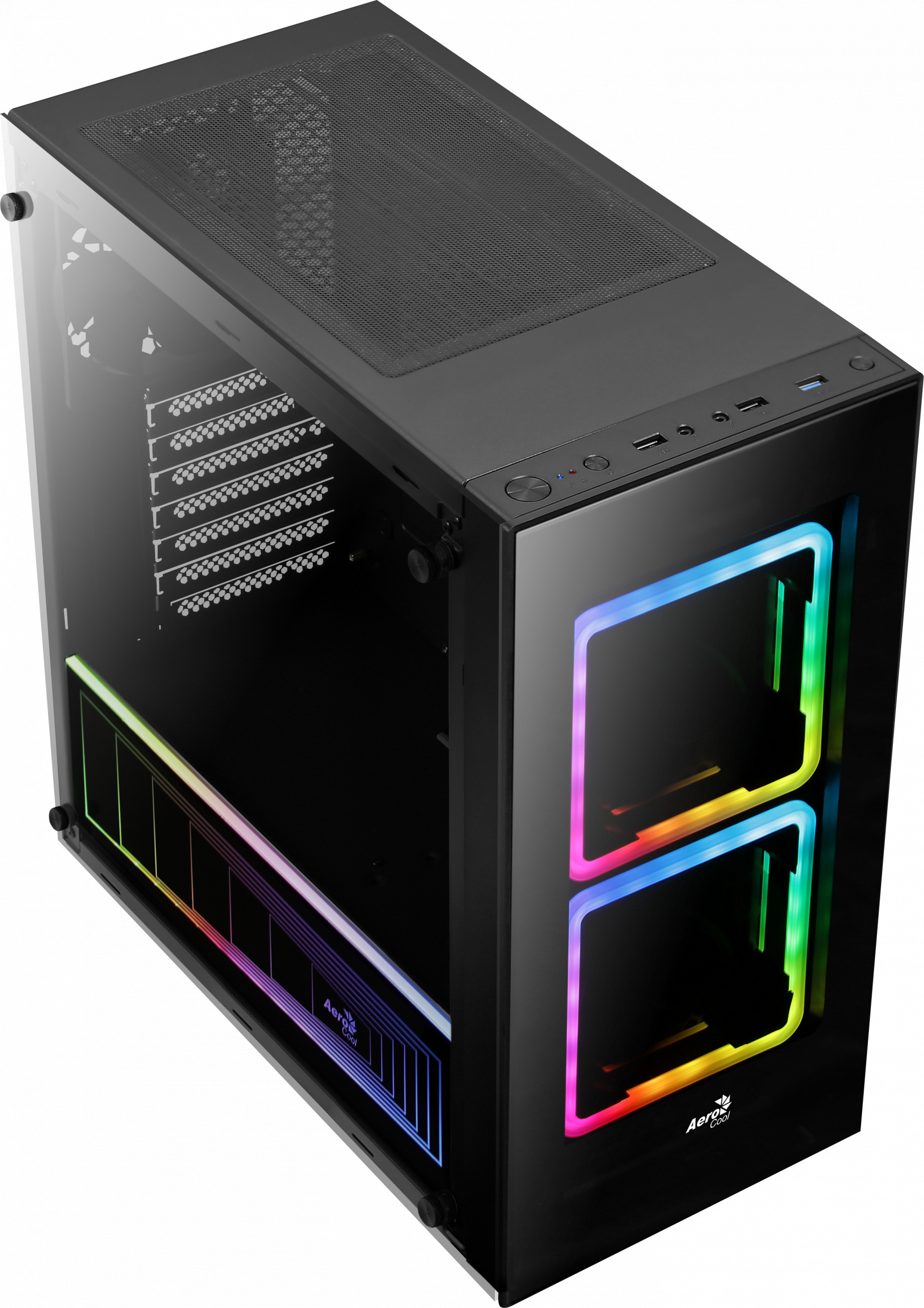 Obudowa do komputera Aerocool TOR Black Glass RGB