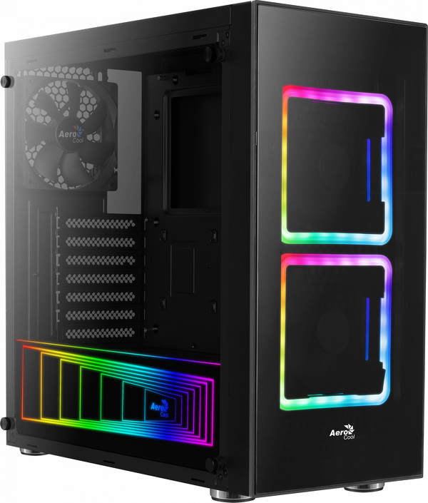 Zdjęcie produktu: Obudowa do komputera Aerocool TOR Black Glass RGB