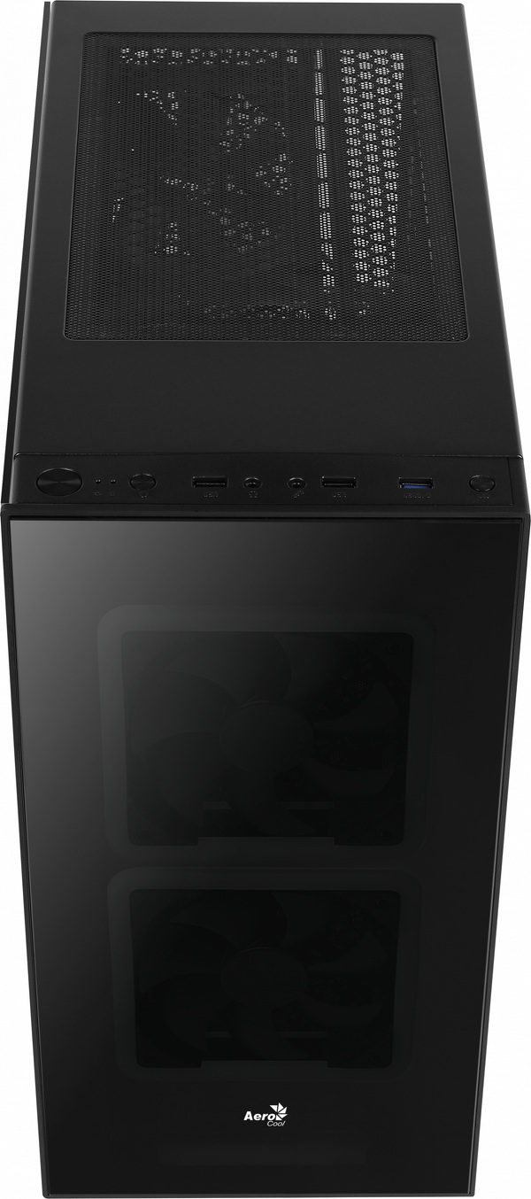 Zdjęcie produktu: Obudowa do komputera Aerocool TOR Black Glass RGB