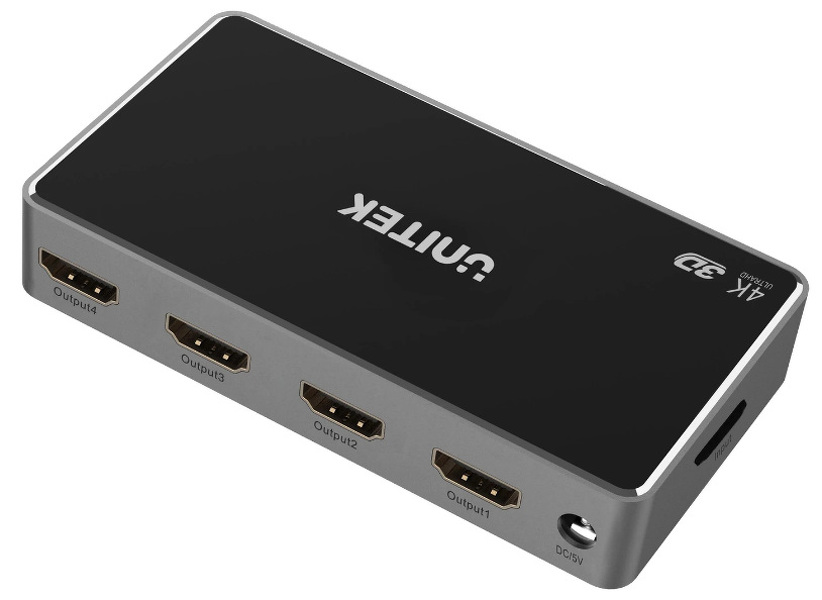 Zdjęcie produktu: Unitek spliter sygnału HDMI 1 in- 4 out (V1109A)