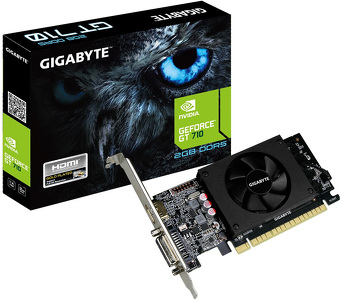 Miniatura produktu: Gigabyte GeForce GT 710 2GB 64Bit DDR5
