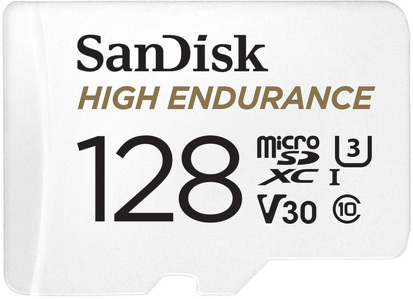 Miniatura produktu: Karta SanDisk High Endurance (rejestratory i monitoring) microSDXC 128GB 100/40 MB/s V30 + Adapter SD (SDSQQNR-128G-GN6IA)