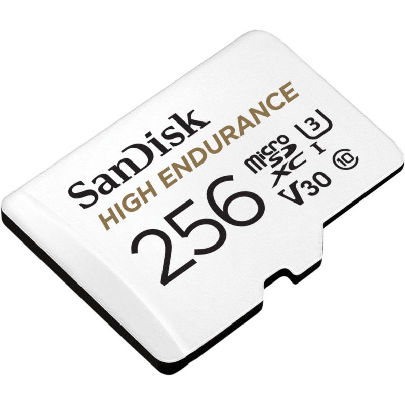 Karta SanDisk High Endurance 256GB 100/40 MB/s V30+  Adapte