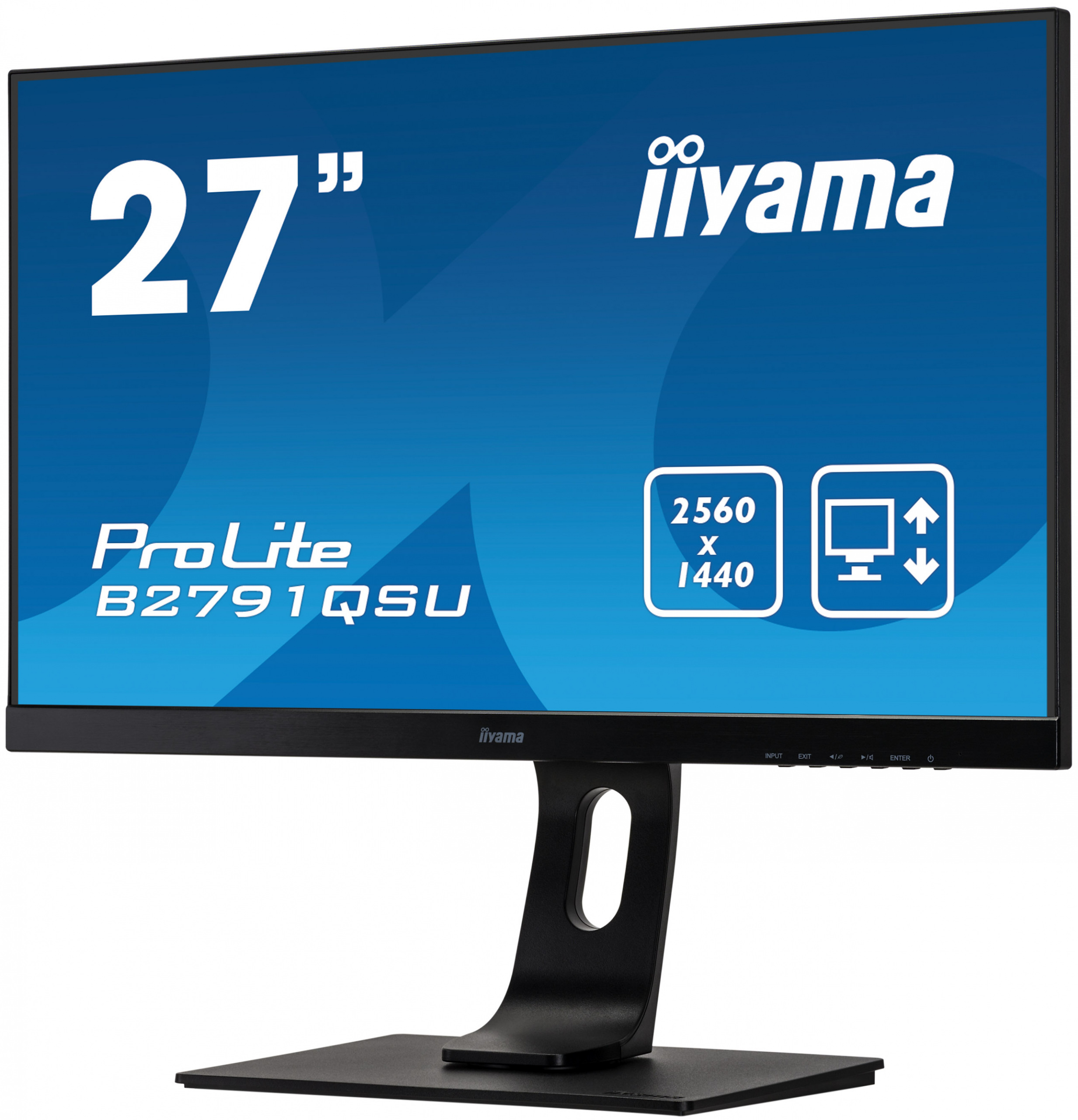 iiyama ProLite B2791QSU-B1 27" WQHD TN 75Hz 1ms PIVOT - z gwarancją iiyama 3 lata - zero martwych pikseli 30 dni