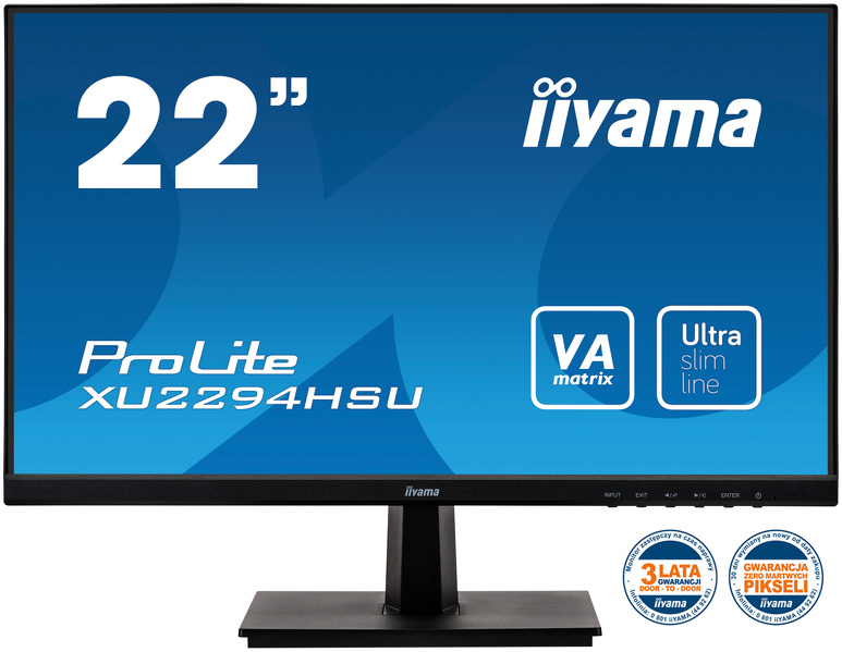 Zdjęcie produktu: iiyama ProLite XU2294HSU-B1 22" FHD VA 75Hz 4ms - z gwarancją iiyama 3 lata - zero martwych pikseli 30 dni
