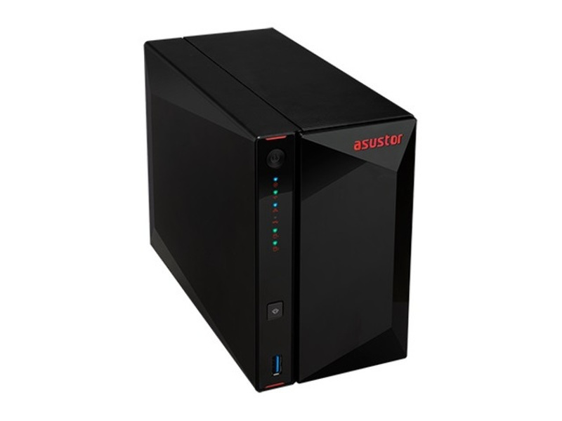 Zdjęcie produktu: Serwer plików Asustor NIMBUSTOR 2 AS5202T 2-bay, Intel Celeron J4005 Dwurdzeniowy 2.0GHz, 2GB RAM DDR4. 2x2.5 GbE LAN, 3x USB 3.2. HDMI 2.0a Zdjęcie produktu: Serwer plików Asustor NIMBUSTOR 2 AS5202T 2-bay, Intel Celeron J4005 Dwurdzeniowy 2.0GHz, 2GB RAM DDR4. 2x2.5 GbE LAN, 3x USB 3.2. HDMI 2.0a