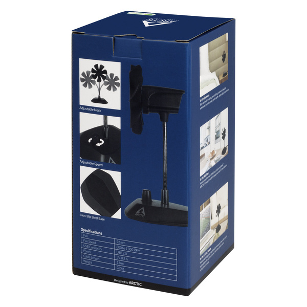 Zdjęcie produktu: Wentylator USB Arctic Breeze czarny (ABACO-BRZBK01-BL) Zdjęcie produktu: Wentylator USB Arctic Breeze czarny (ABACO-BRZBK01-BL)