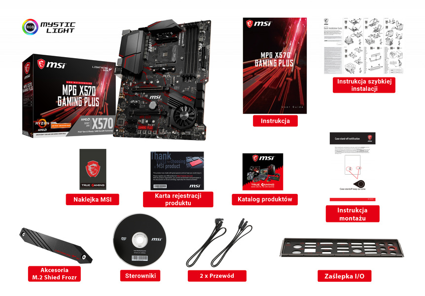Zdjęcie produktu: Płyta główna MSI MPG X570 GAMING PLUS AM4