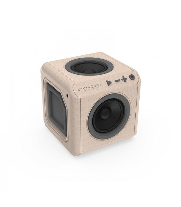 Zdjęcie produktu: Głośnik bezprzewodowy Bluetooth 4.0 AudioCube Portable Wood EU 30W (3702/EUACWD)