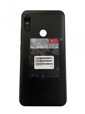 Miniatura produktu: część serwisowa Xiaomi Mi A2 Lite Tylna Obudowa Czarna