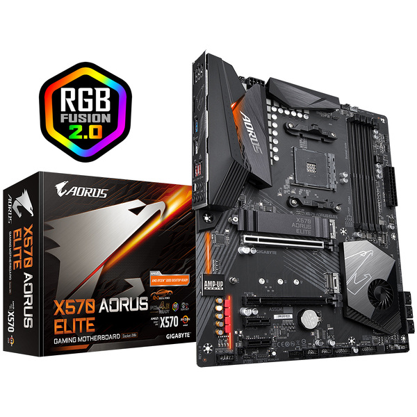 Zdjęcie produktu: Płyta główna Gigabyte X570 AORUS ELITE AM4 Zdjęcie produktu: Płyta główna Gigabyte X570 AORUS ELITE AM4