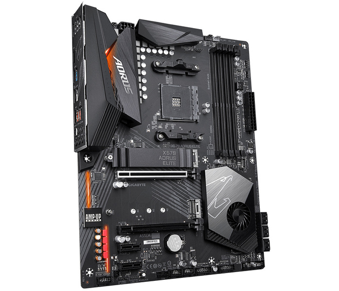 Zdjęcie produktu: Płyta główna Gigabyte X570 AORUS ELITE AM4 Zdjęcie produktu: Płyta główna Gigabyte X570 AORUS ELITE AM4