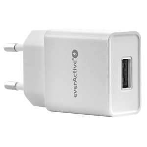 Miniatura produktu: Ładowarka sieciowa everActive 1xUSB 2,4A - biała (SC-200)