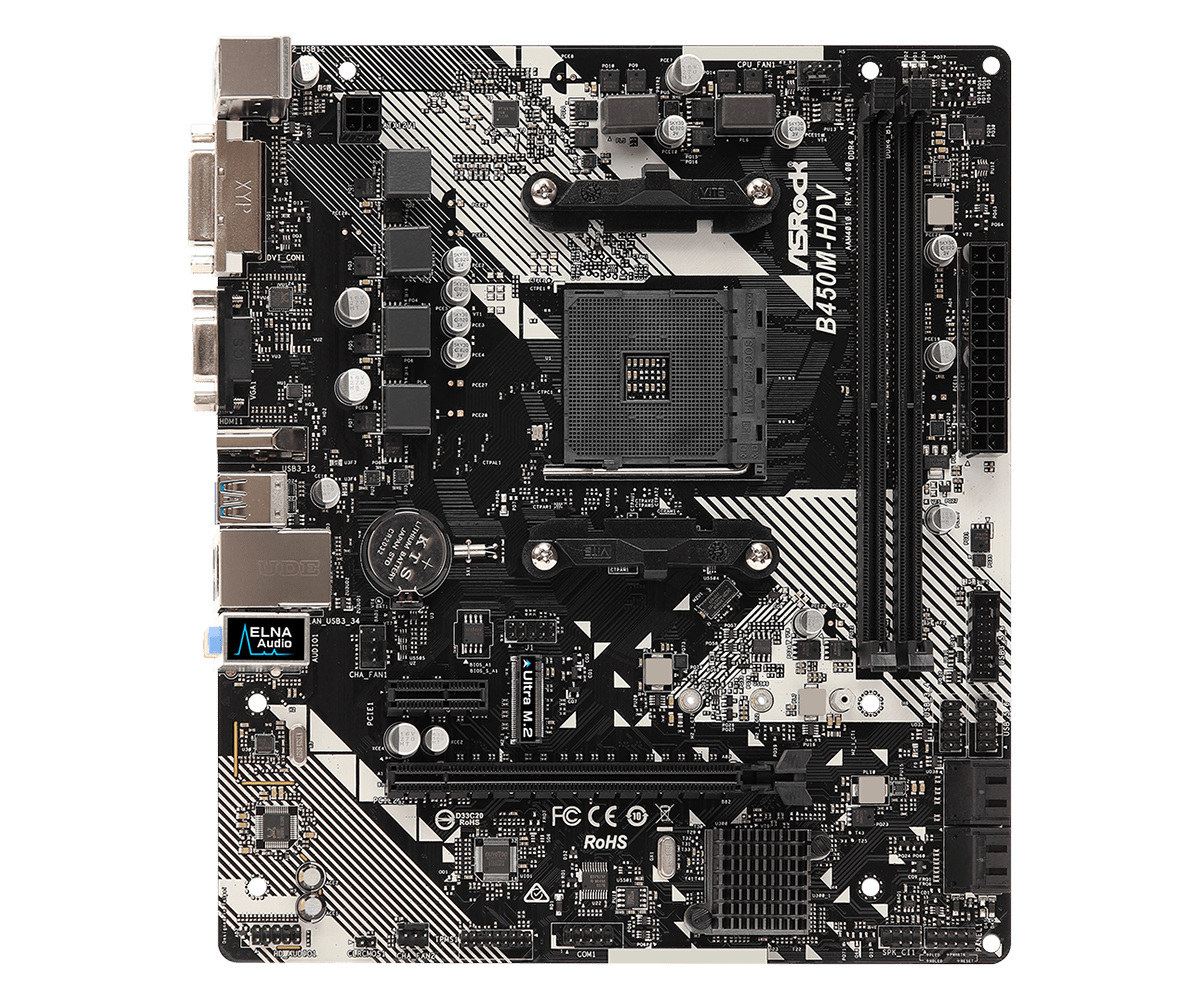 ASRock B450M-HDV R4.0 AM4