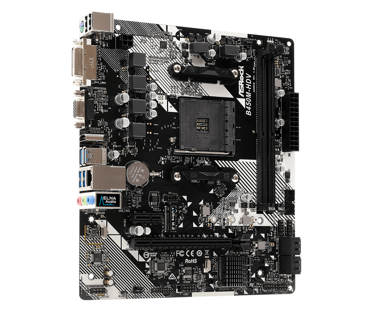 ASRock B450M-HDV R4.0 AM4
