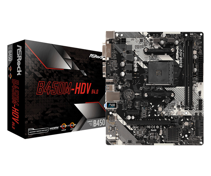 Zdjęcie produktu: ASRock B450M-HDV R4.0 AM4