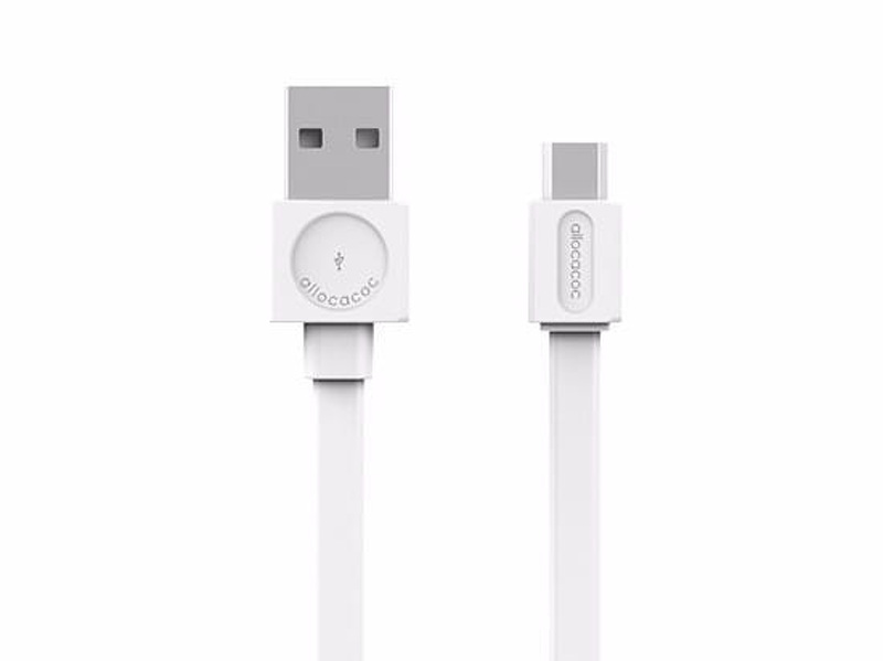 Zdjęcie produktu: Kabel USB płaski Allocacoc microUSB 1.5m WH