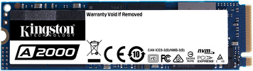 Miniatura zdjęcia: Dysk Kingston SSD A2000 250GB M.2 PCIe NVMe Gen3 2000/1100MB/s SA2000M8/250G