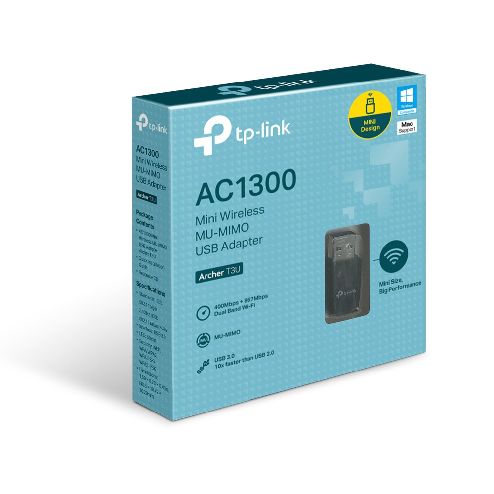 TP-Link Archer T3U AC1300 USB 3.0 Wireless