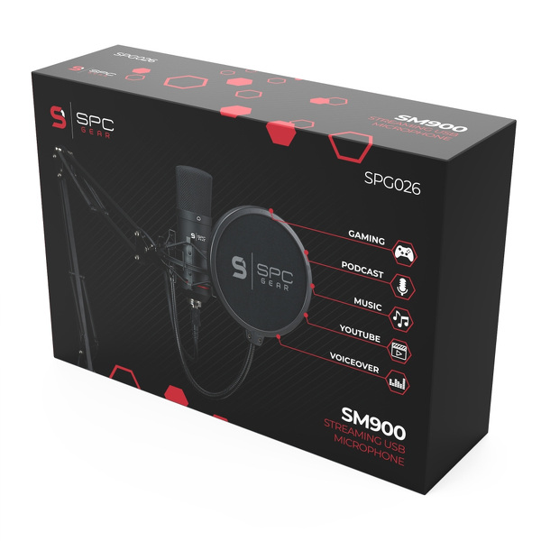 Zdjęcie produktu: Mikrofon do streaminguSPC Gear SM900 Streaming Microphone USB (SPG026)