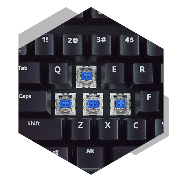 Zdjęcie produktu: Klawiatura gamingowa SPC Gear GK540 Magna Kailh Blue RGB (SPG019),  mechaniczna