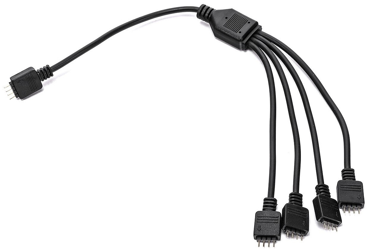 EKWB Rozdzielacz RGB LED 4-pin 30cm EKWB Rozdzielacz RGB LED 4-pin 30cm