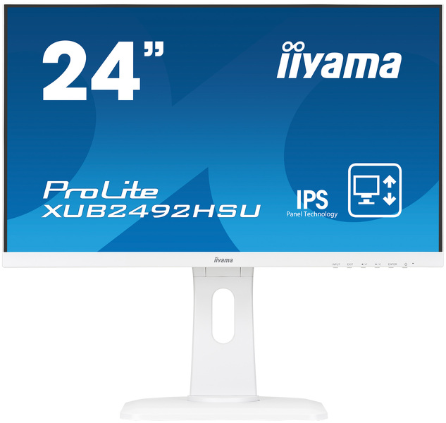 Zdjęcie produktu: iiyama ProLite XUB2492HSU-W1 24" FHD IPS 60Hz 4ms PIVOT - z gwarancją iiyama 3 lata - zero martwych pikseli 30 dni