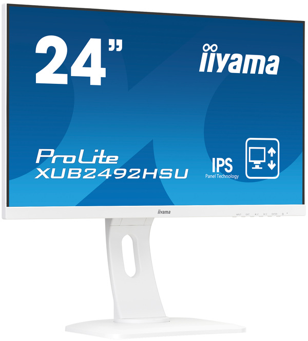 Zdjęcie produktu: iiyama ProLite XUB2492HSU-W1 24" FHD IPS 60Hz 4ms PIVOT - z gwarancją iiyama 3 lata - zero martwych pikseli 30 dni