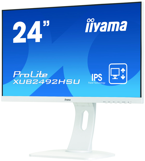 Zdjęcie produktu: iiyama ProLite XUB2492HSU-W1 24" FHD IPS 60Hz 4ms PIVOT - z gwarancją iiyama 3 lata - zero martwych pikseli 30 dni