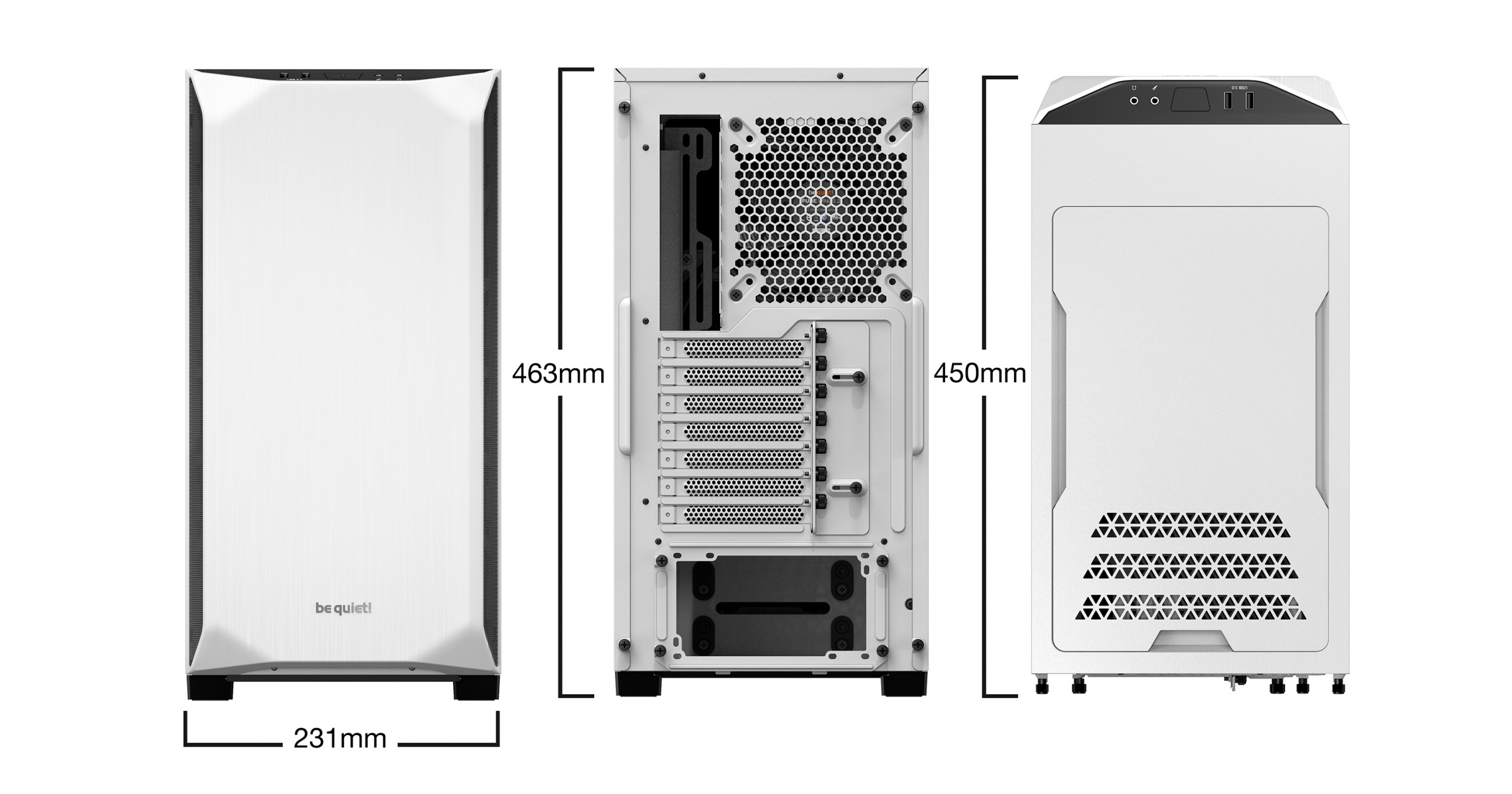 Obudowa do komputera be quiet! Pure Base 500 Biała (BG035)